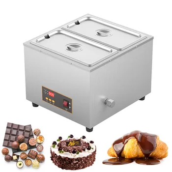 Търговски електрическа машина за топене на шоколад, нагревател шоколад мляко, пещи за топене на сметана, машина за темперирования шоколад