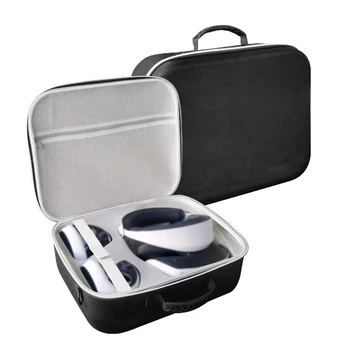 Универсална Твърда Пътна кутия за носене EVA за PS VR2, Защитна Чанта За съхранение на ципове на рамото си, С Каишка за аксесоари PS VR2 VR