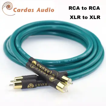 Усилвател на мощност на звука CARDAS сигнален кабел XLR Cannon сигнален кабел от мед и сребро разход на сигнален кабел, CD конектор XLR усилвател на мощност