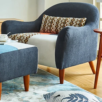 Уютен минималистични диван за хол от скандинавски тъкан, мързеливи столове за дневна, с модерен външен разтегателен Da Soggiorno, предмети от бита