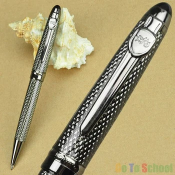 Химикалка писалка Jinhao от въглеродни влакна и метални JR032