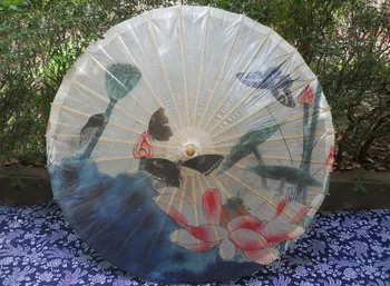 Чадър с пеперуда-lotus, висококачествена водоустойчива колекция танцово подпори за фестивала