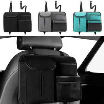 Чанта за съхранение на задната седалка на автомобила Автоматично водоустойчив органайзер за задната седалка на автомобила чанта за съхранение на хартиени салфетки