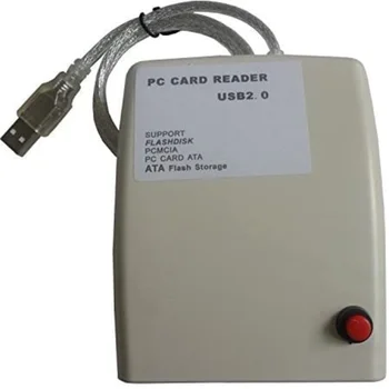 Четец на карти с памет USB2.0 PCMCIA, четящо флаш картата/с карта/картата АТА