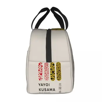 Yayoi Kusama, чанта за обяд в стила на абстрактното изкуство, дамски термоизолированная чанта за обяд, чанта за плаж, на къмпинг, за пътуване, за пикник кутия за bento Yayoi Kusama, чанта за обяд в стила на абстрактното изкуство, дамски термоизолированная чанта за обяд, чанта за плаж, на къмпинг, за пътуване, за пикник кутия за bento 1