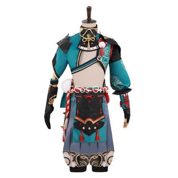 Игри костюм Genshin Impact Gorou, мъжки бойна форма, костюм за момче-лисици, женски костюм за cosplay на Хелоуин, пълен комплект Игри костюм Genshin Impact Gorou, мъжки бойна форма, костюм за момче-лисици, женски костюм за cosplay на Хелоуин, пълен комплект 1