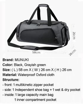 Мода водоустойчив пътна чанта от плат Оксфорд за мъже, за почивка на къси разстояния, по-голямата голям чанта-тоут, мъжки чанти на рамо TK041 Мода водоустойчив пътна чанта от плат Оксфорд за мъже, за почивка на къси разстояния, по-голямата голям чанта-тоут, мъжки чанти на рамо TK041 1