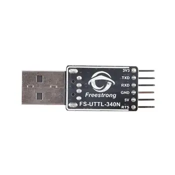 Модул за сериен порт USB към TTL CH340N с интегрирани чипове от 5 до 3,3 FS-USB-UTTL Модул за сериен порт USB към TTL CH340N с интегрирани чипове от 5 до 3,3 FS-USB-UTTL 1