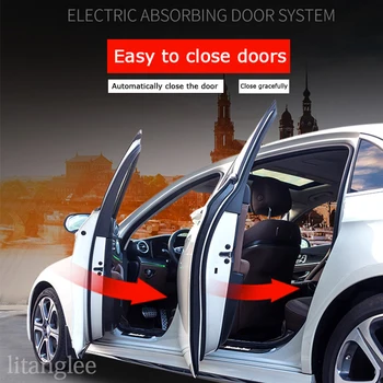 Авто който има за меко затваряне на вратата, бравата с електрически люк, безшумен една врата по-близо, за Skoda Rapid 2013 ~ 2019 Авто който има за меко затваряне на вратата, бравата с електрически люк, безшумен една врата по-близо, за Skoda Rapid 2013 ~ 2019 2