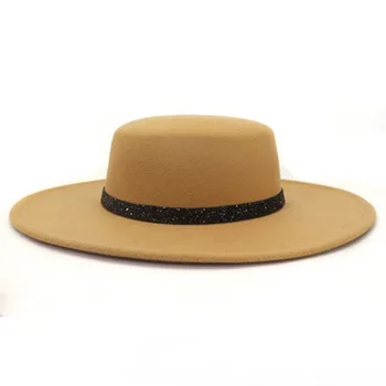 Дамски шапка, шапка за мъже, най-добра британска мъжки панама, джаз шапка domo, безплатна доставка, луксозна дамски фетровая шапка, модни елегантна шапка с широка периферия Дамски шапка, шапка за мъже, най-добра британска мъжки панама, джаз шапка domo, безплатна доставка, луксозна дамски фетровая шапка, модни елегантна шапка с широка периферия 2