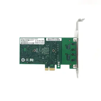 Двоен PCI-EX1 OEM Intel 82575EB E1G42ET/EF/E1G44ET, gigabit ethernet адаптер от страна на сървъра Двоен PCI-EX1 OEM Intel 82575EB E1G42ET/EF/E1G44ET, gigabit ethernet адаптер от страна на сървъра 2