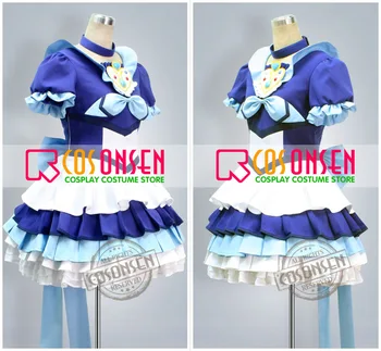 Комплект за cosplay PRECURE Cure Beat Siren, костюм за cosplay, синя рокля от всякакъв размер Комплект за cosplay PRECURE Cure Beat Siren, костюм за cosplay, синя рокля от всякакъв размер 2