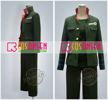 КОСПЛЕЙОНСЕН Katekyo Hitman Reborn Kokuyo Junior High Gang мъжки училищни униформи cosplay костюм зелен цвят комплект от 3 теми КОСПЛЕЙОНСЕН Katekyo Hitman Reborn Kokuyo Junior High Gang мъжки училищни униформи cosplay костюм зелен цвят комплект от 3 теми 2