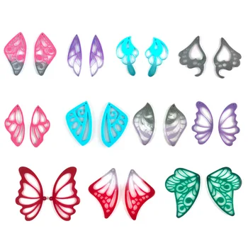 Различни силиконови форми с крила на пеперуда, направени със собствените си ръце, гласове обеци, окачване, бижута от епоксидна смола, аксесоари за бижута Различни силиконови форми с крила на пеперуда, направени със собствените си ръце, гласове обеци, окачване, бижута от епоксидна смола, аксесоари за бижута 2