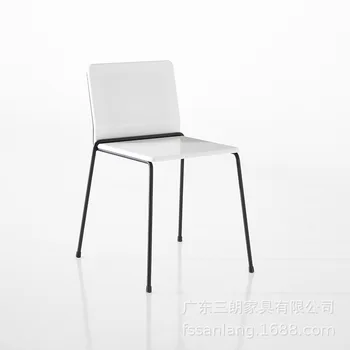 DG-20 Sanlang дизайн, бяла рисувани маса за хранене, стол лесен луксозен просто домашен стол Модерна мрежа от червен железен стол изкован търговска DG-20 Sanlang дизайн, бяла рисувани маса за хранене, стол лесен луксозен просто домашен стол Модерна мрежа от червен железен стол изкован търговска 3