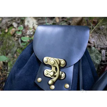 Аксесоари за средновековния cosplay, мъжки чанти от епохата на Възраждането, колан, бандажная чанта на викингите, pirate чанта от изкуствена кожа, ретро джобовете, в чантата си за монети Аксесоари за средновековния cosplay, мъжки чанти от епохата на Възраждането, колан, бандажная чанта на викингите, pirate чанта от изкуствена кожа, ретро джобовете, в чантата си за монети 3