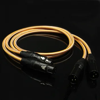 Балансный кабел Hi-FI XLR Hi-end 3-пинов аудио кабел 2 XLR Male-2 XLR Female 1 м 2 м 1,5 м Балансный кабел Hi-FI XLR Hi-end 3-пинов аудио кабел 2 XLR Male-2 XLR Female 1 м 2 м 1,5 м 3