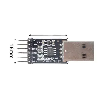 Модул за сериен порт USB към TTL CH340N с интегрирани чипове от 5 до 3,3 FS-USB-UTTL Модул за сериен порт USB към TTL CH340N с интегрирани чипове от 5 до 3,3 FS-USB-UTTL 3