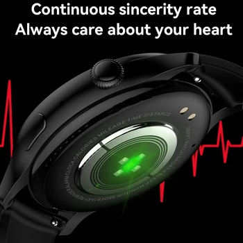Новите смарт часовници с NFC за мъже, разговори за Bluetooth, потребителски тапети, монитор на сърдечната честота, кръвното налягане, съня, AMOLED HD екран за Huawei Новите смарт часовници с NFC за мъже, разговори за Bluetooth, потребителски тапети, монитор на сърдечната честота, кръвното налягане, съня, AMOLED HD екран за Huawei 3