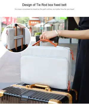 Универсална чанта за лаптоп с двоен цип, чанта за носене, която е съвместима с Macbook Ipad, таблет портфейл, чанта за носене Универсална чанта за лаптоп с двоен цип, чанта за носене, която е съвместима с Macbook Ipad, таблет портфейл, чанта за носене 3