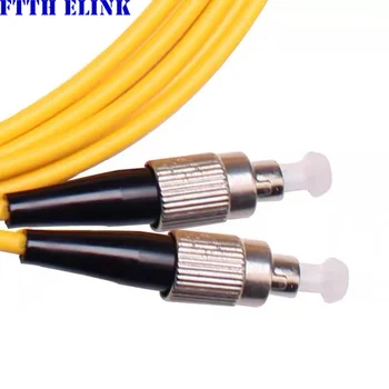 20pcs оптичен пач кабел SC-ФК двухшпиндельный однорежимный 3,0 мм, G652D яке жълт кабел optical скок безплатна доставка ELINK 20pcs оптичен пач кабел SC-ФК двухшпиндельный однорежимный 3,0 мм, G652D яке жълт кабел optical скок безплатна доставка ELINK 4