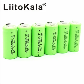 LiitoKala 2 /3AA Ni-MH батерия AA 1,2 600 mah акумулаторна батерия с изводи LiitoKala 2 /3AA Ni-MH батерия AA 1,2 600 mah акумулаторна батерия с изводи 4