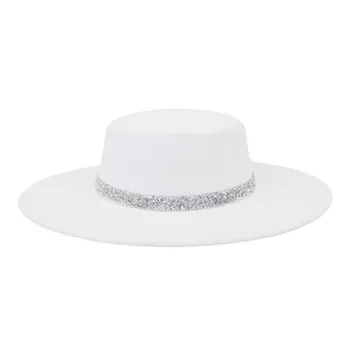 Дамски шапка, шапка за мъже, най-добра британска мъжки панама, джаз шапка domo, безплатна доставка, луксозна дамски фетровая шапка, модни елегантна шапка с широка периферия Дамски шапка, шапка за мъже, най-добра британска мъжки панама, джаз шапка domo, безплатна доставка, луксозна дамски фетровая шапка, модни елегантна шапка с широка периферия 4