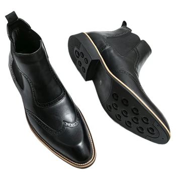 Нови черни мъжки обувки 