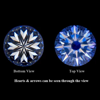 От 1,5 мм до 3 мм VVS1 Насипен скъпоценен камък муассанит синьо Малък диамант меле 1,0 карат за бижута От 1,5 мм до 3 мм VVS1 Насипен скъпоценен камък муассанит синьо Малък диамант меле 1,0 карат за бижута 4