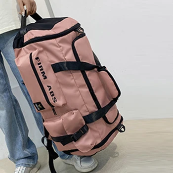 Пътна чанта, багажная чанта, дамска чанта на рамото, водоустойчива найлонова спортна чанта за фитнес, женствена чанта през рамо Пътна чанта, багажная чанта, дамска чанта на рамото, водоустойчива найлонова спортна чанта за фитнес, женствена чанта през рамо 4