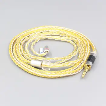 LN007307 8-жилен OCC сребристо-златно сплетен кабел за слушалки с плосък стъпка 0,78 мм JH Audio JH16 Pro JH11 Pro 5 6 7 BA на поръчка LN007307 8-жилен OCC сребристо-златно сплетен кабел за слушалки с плосък стъпка 0,78 мм JH Audio JH16 Pro JH11 Pro 5 6 7 BA на поръчка 5