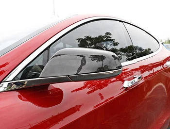 Огледално покритие За Tesla Model S 2012-2017 Лъскава Автомобили Външна Врата От Въглеродни Влакна, Страничен Изглед Отзад на Кутията за обратно виждане, Допълнителна Капачка Огледално покритие За Tesla Model S 2012-2017 Лъскава Автомобили Външна Врата От Въглеродни Влакна, Страничен Изглед Отзад на Кутията за обратно виждане, Допълнителна Капачка 5